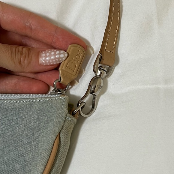 Dior Light Blue Saddle Denim Mini Shoulder Bag - Picture 9 of 13
